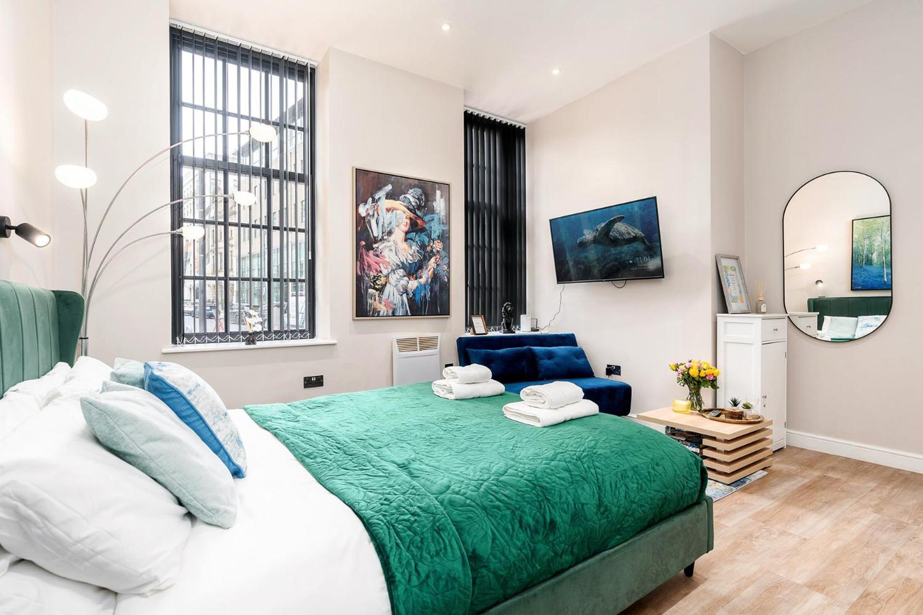 Beautiful Apartment & Central Location & King Size Bed Leeds  Exterior foto